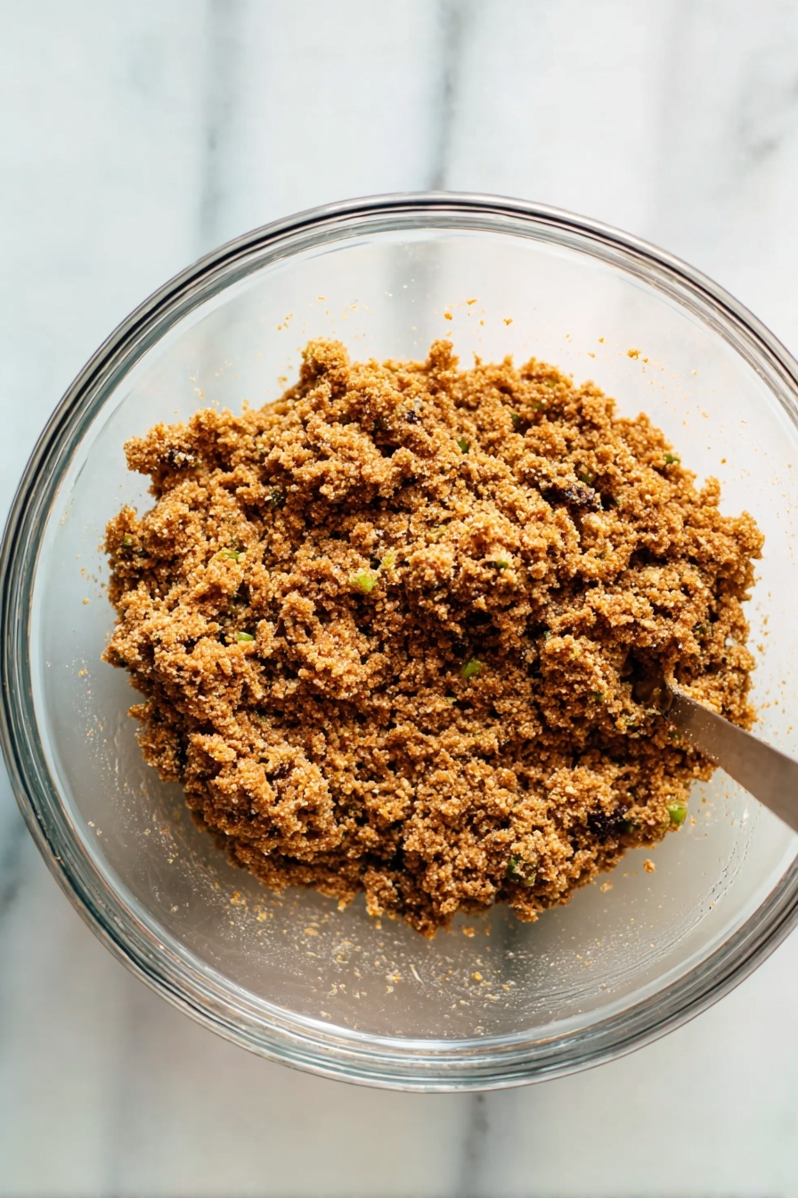The image shows a stack of three thick, square oat bars with visible nuts and seeds, all in a golden brown color with darker spots of dried fruit. They sit on top of a larger grid of cut oat bars arranged neatly on a piece of parchment paper over a wooden board. The surface beneath the board is a white marbled texture, and there is a small green bowl blurred in the background on the right side. photo taken with an iphone --ar 2:3 --v 7