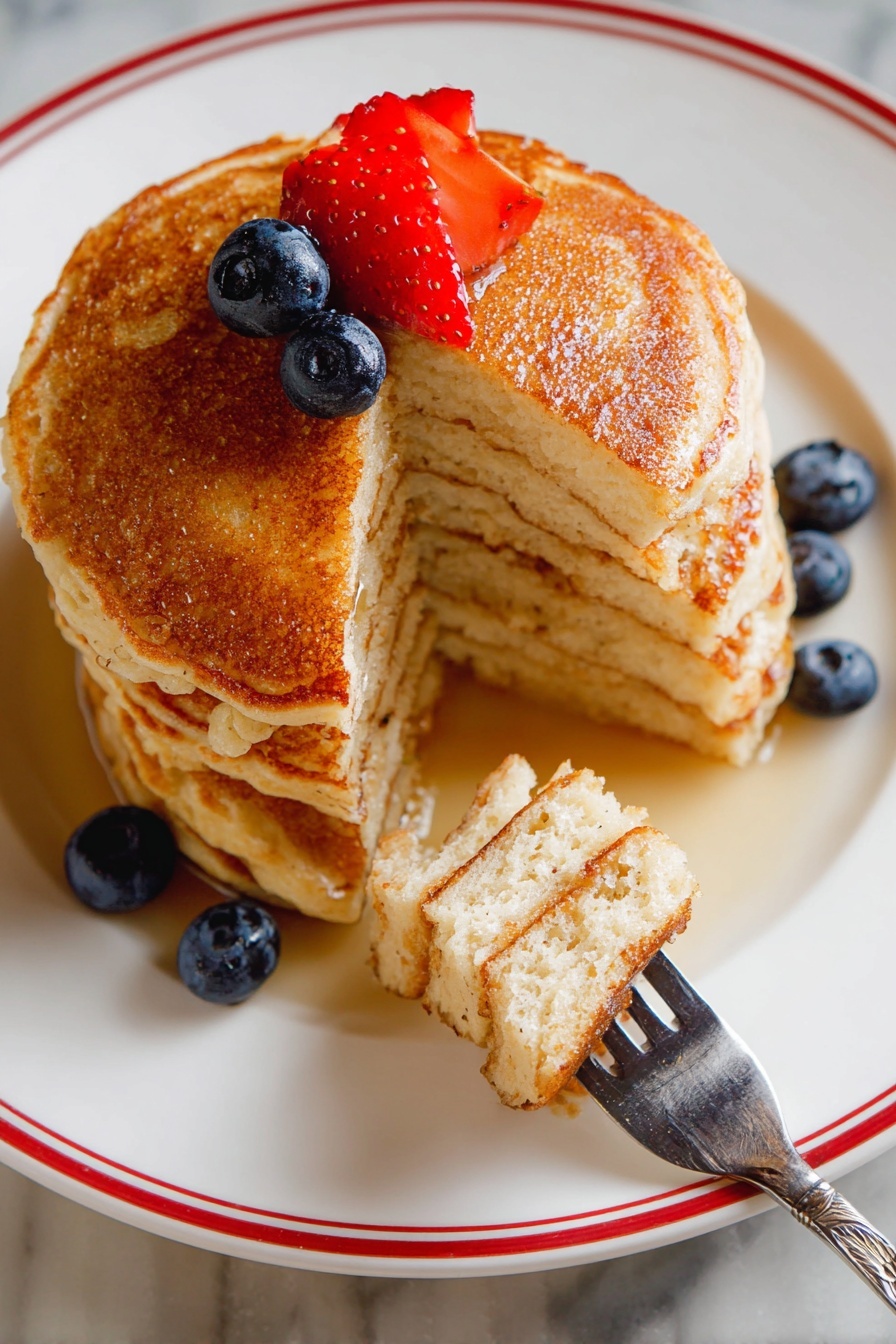 gluten-free oat pancakes - Serving Suggestion