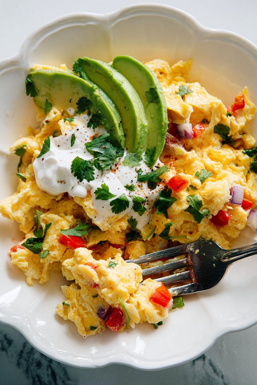 Tex-Mex Migas - Serving Suggestion